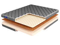 Матрас FOAM 10 Cocos Sens LUX 200x200 19134 умеренно-жесткий высотой 16 см 250_100_Array
